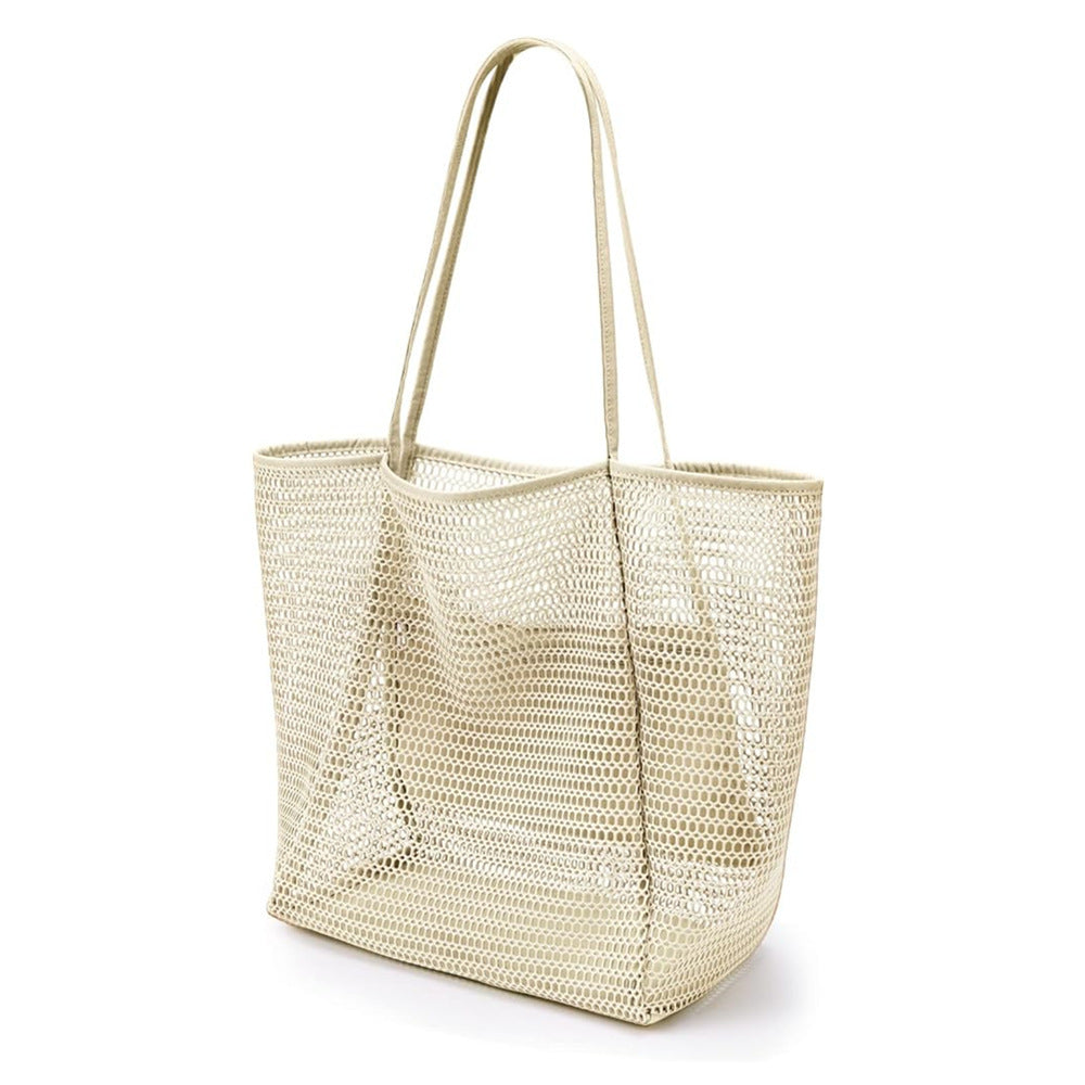 Trendy Hollow Out Mesh Beach Shoulder Bag 8BW6BOB81L