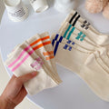 Striped Rib Socks - DippedShop Wholesale - #6243
