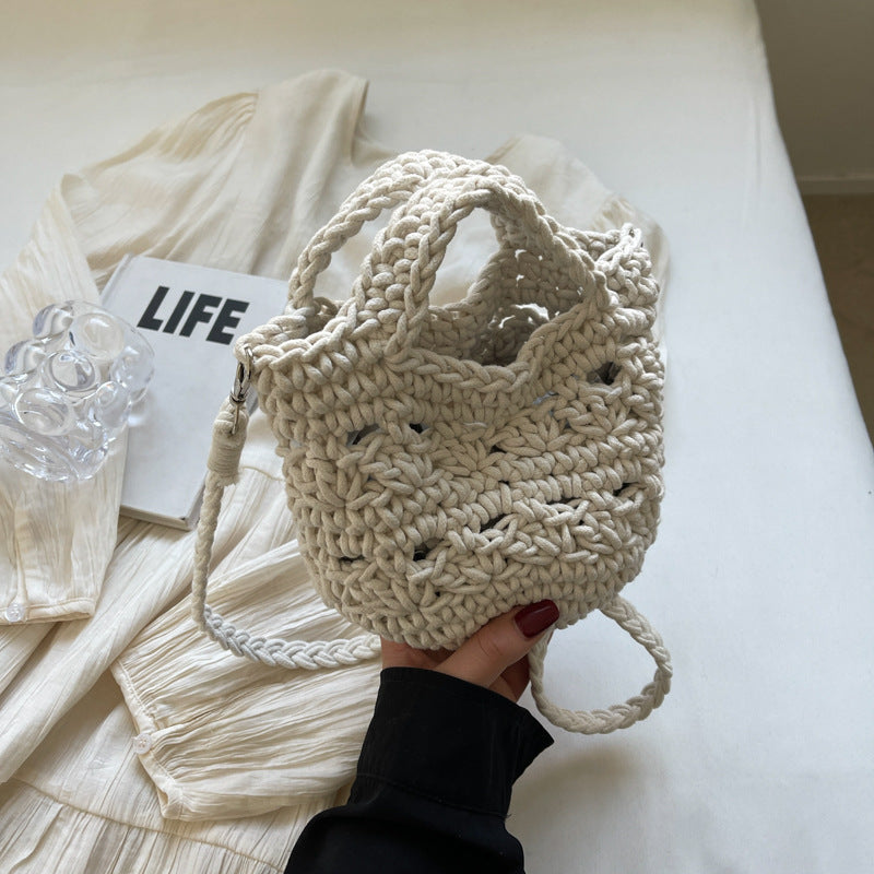 Hand-Woven Bucket Bag - DippedShop Wholesale - #4083