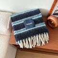 Trendy Color Block Thick Tassel Scarf 6W6NSW304