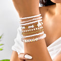 Boho-style Multi Layer Beaded Bracelets 6W6JBR502