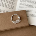 Irregular Crystal Beaded Ring - DippedShop Wholesale - #4803
