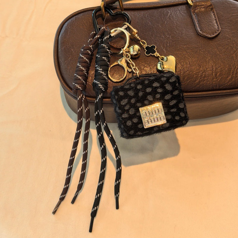 Stylish Leopard Handbag Pendant Keychain Bag Charm 6W10BBC378