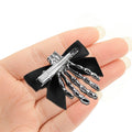 Vintage Bowknot Skeleton Hand Duckbill Hair Clip 6W6HCP1315