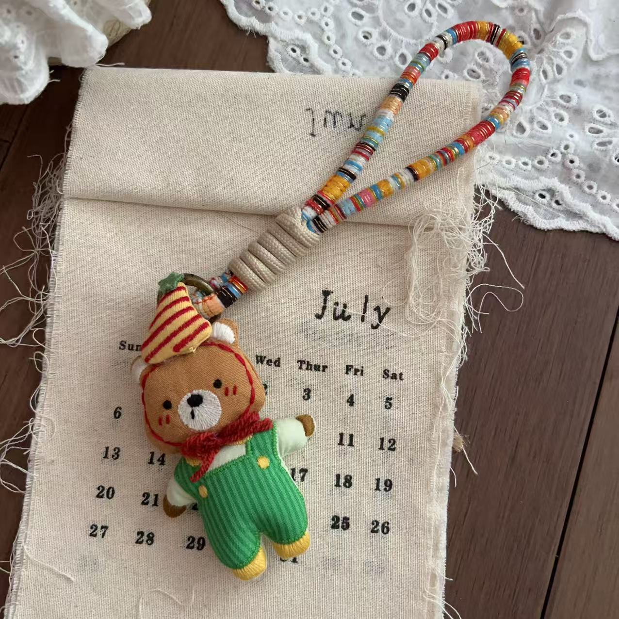 Cute Rabbit Doll Keychain Bag Charm 6W10BBC618