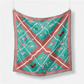 Fashion Abstract Print Versatile Square Silk Scarf 8BW6NSI14