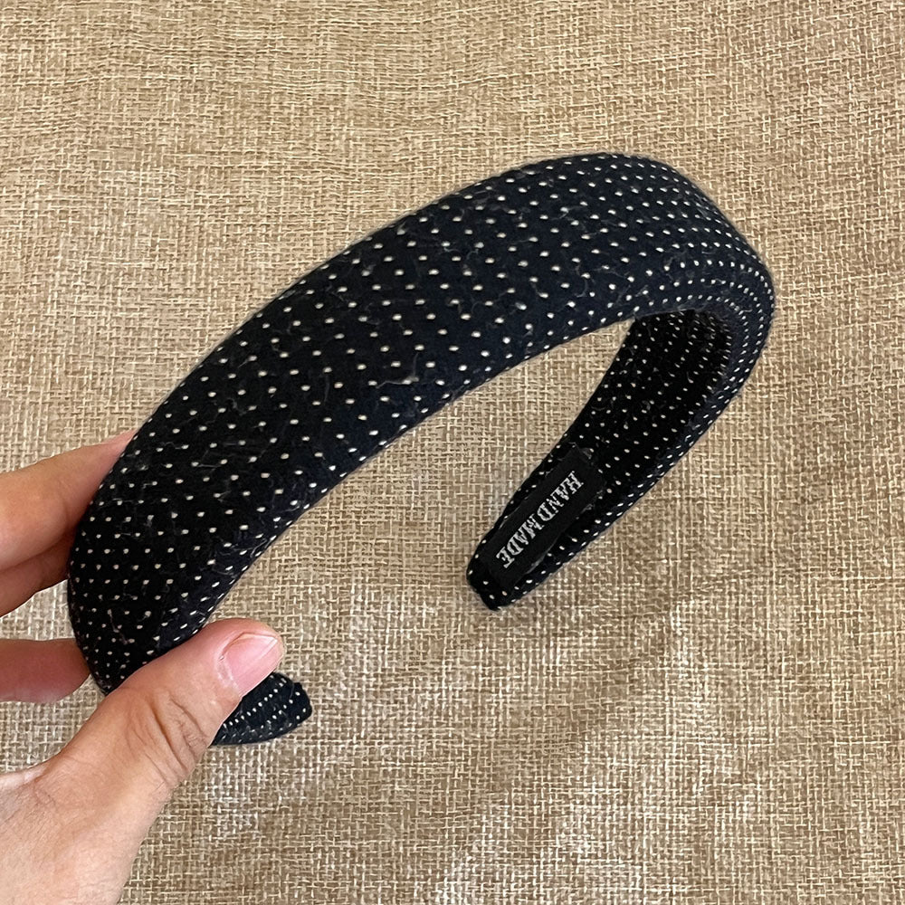 Stylish Soft Padded Polka Dots Head Band 6W6HBD382