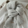 Solid Color Knit Scarves - DippedShop Wholesale - #3299