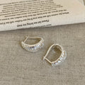 Chunky Woven Hoop Earrings - DippedShop Wholesale - #9635