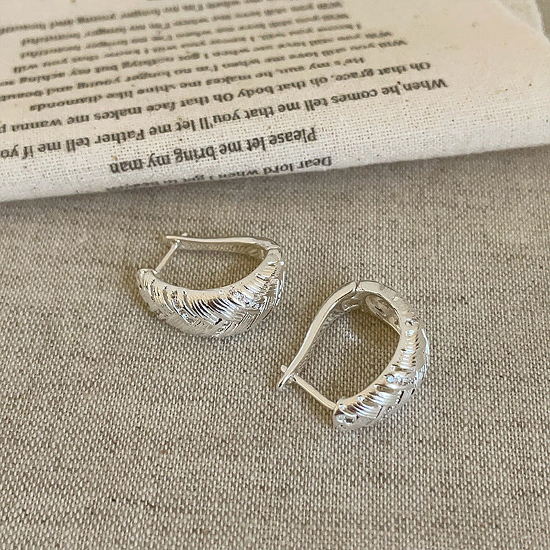 Chunky Woven Hoop Earrings - DippedShop Wholesale - #9635