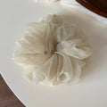 Retro Leopard Print Organza Ruffled Scrunchies 6W6HSR488
