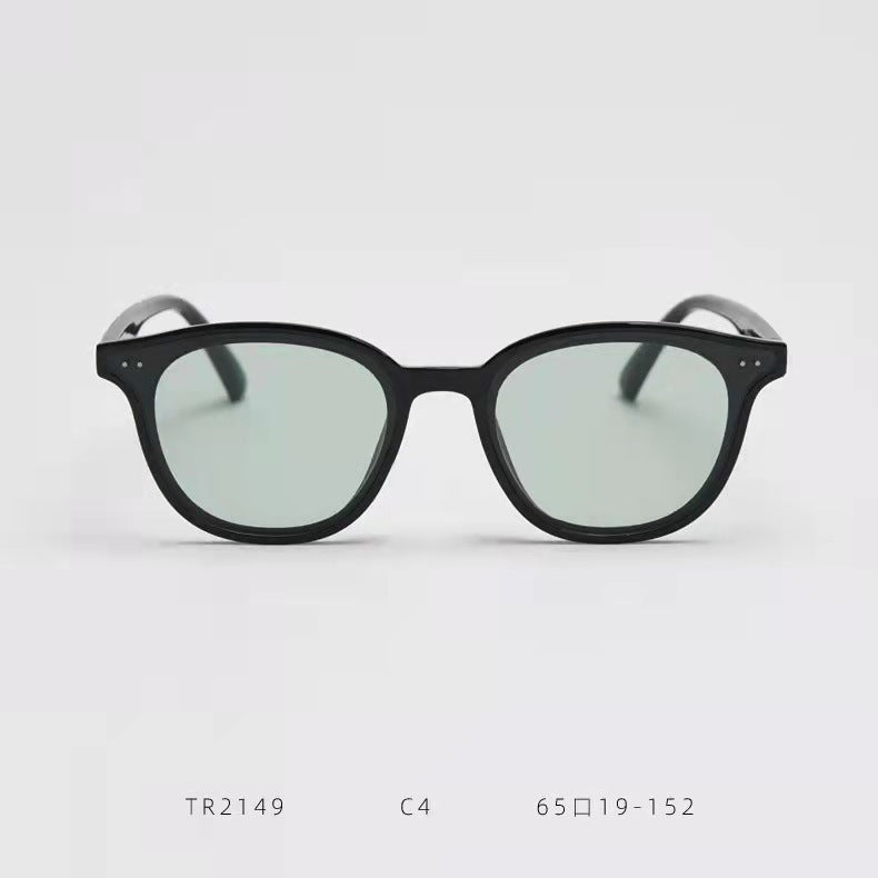 Minimalist Oval Frame Sunglasses - DippedShop Wholesale - #2387