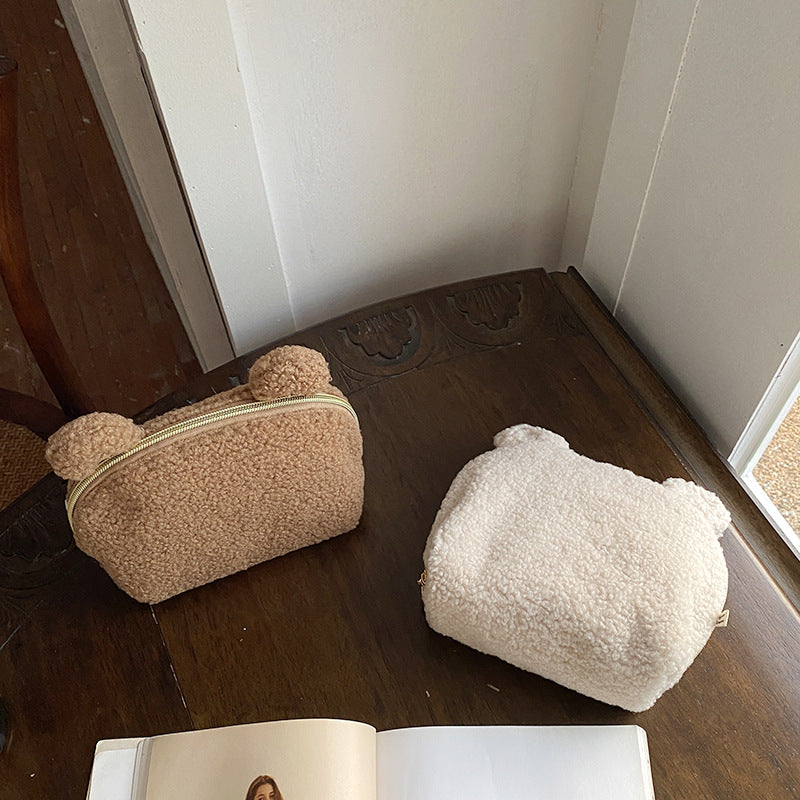 Cute Plush Cosmetic Bag - DippedShop Wholesale - #4595