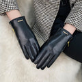 Leather Fleece Lined Gloves - DippedShop Wholesale - #2195