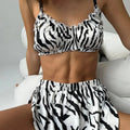 Zebra Print Sleepwear Set - DippedShop Wholesale - #1843