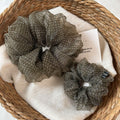 Polka Dot Organza Hair Scrunchie MK2BLW6W6HSR34