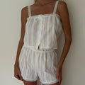 Lace Trim Loungewear Set - DippedShop Wholesale - #9027