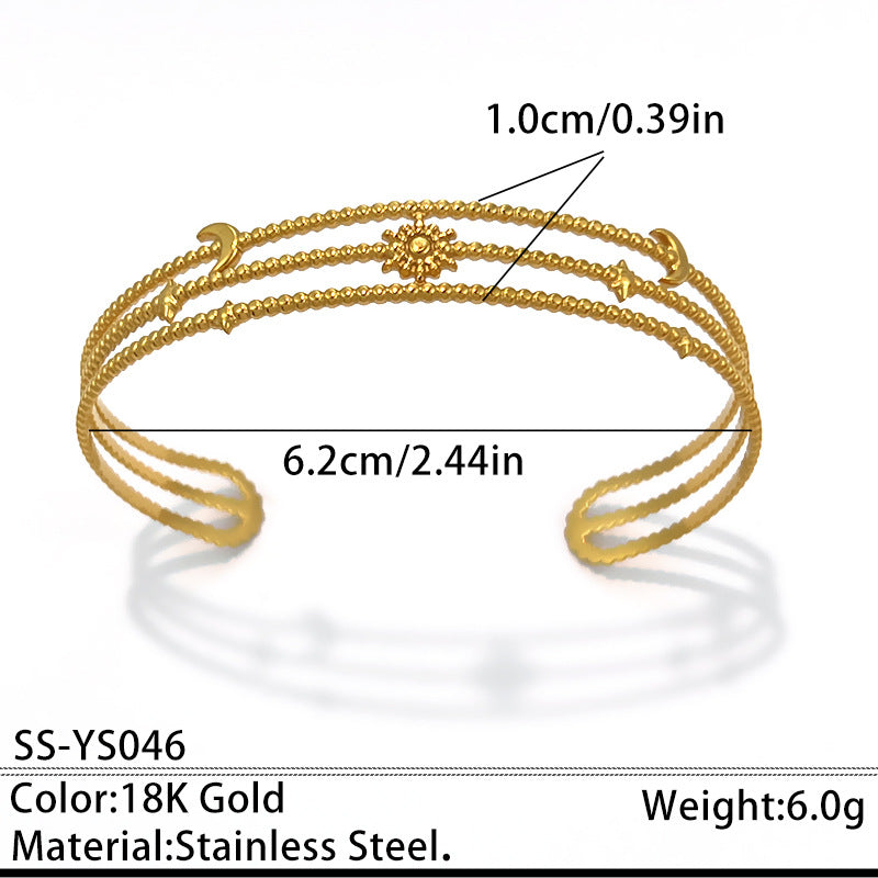 Fashion Star Moon Hollow Out O - DippedShop Wholesale - #0691