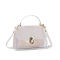 Stylish Clear Jelly Square Handbag Crossbody Bag 6W10BBG2113