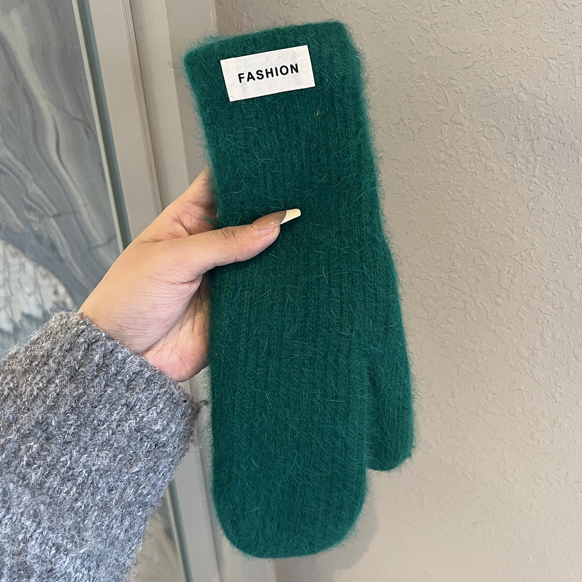 Thermal Knit Mittens - DippedShop Wholesale - #4915