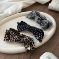 Trendy Leoaprd Print Vertical Banana Hair Clip 6W6HCP1670
