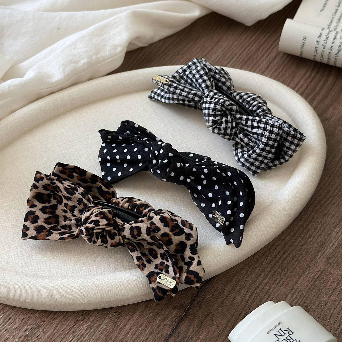 Trendy Leoaprd Print Vertical Banana Hair Clip 6W6HCP1670