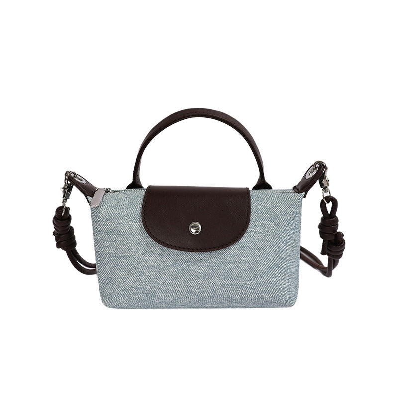Trendy Denim Dumpling Crossbody Bag 6W10BBG1847
