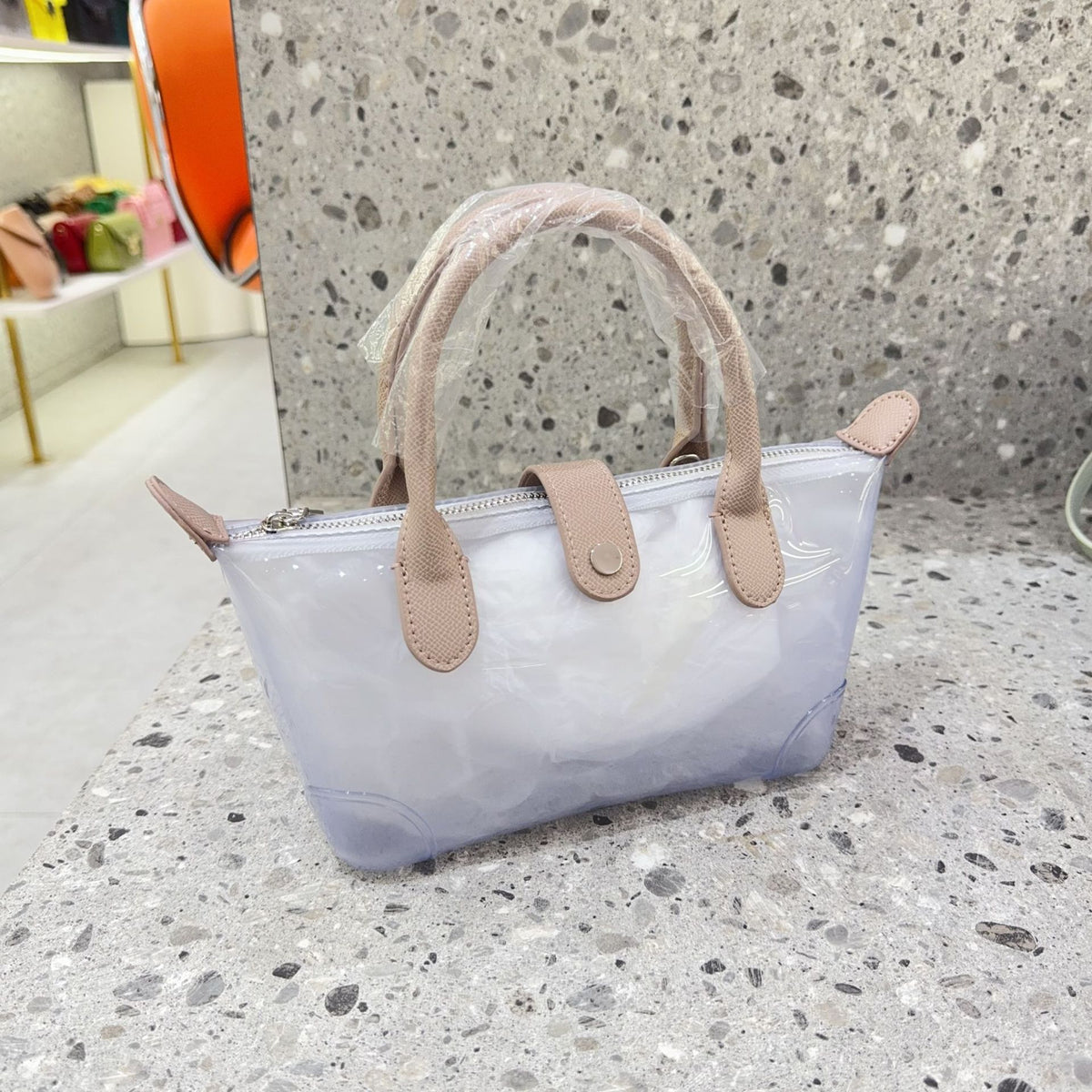 Casual Clear Jelly Dumpling Crossbody Bag 6W10BBG2118