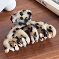 Retro Leopard Print Non-Slip Acetate Hair Claw 6W6HCP1295