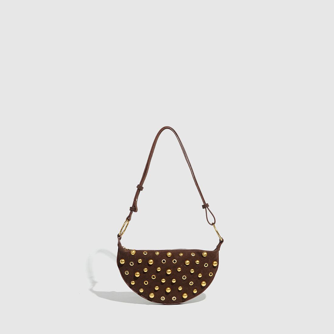 Trendy Studded Polka Dot Shoulder Bag DP25E454