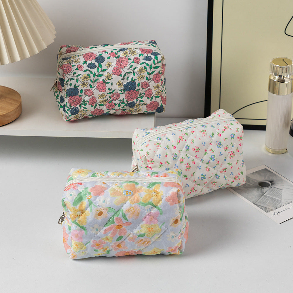 Quilted Cosmetic Storage Bag - DippedShop Wholesale - #9955