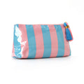Chic Striped Large Capacity Waterproof Cosmetic Bag MK2BLW6C5CO14