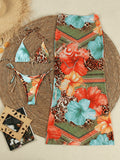 Leopard Print Bikini Set - DippedShop Wholesale - #3763