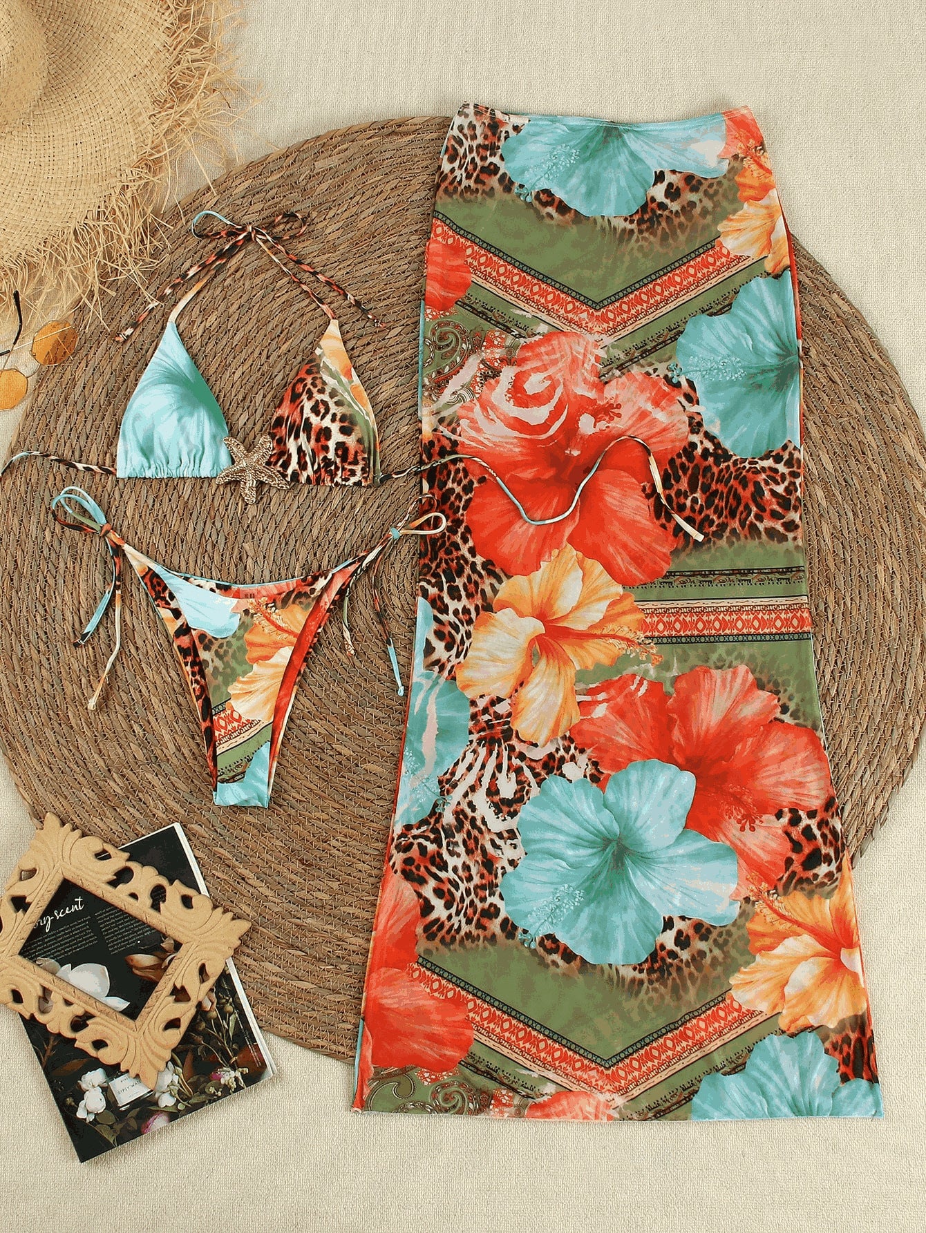 Leopard Print Bikini Set - DippedShop Wholesale - #3763