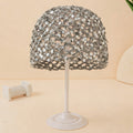 Sparkly Sequin Hollow Out Crochet Slouchy Hat MK2CK6W6HAT67