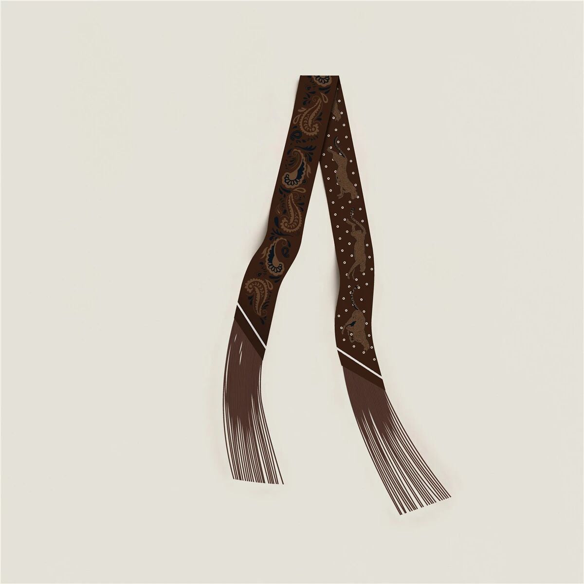 Tassel Silk Scarf - DippedShop Wholesale - #2291