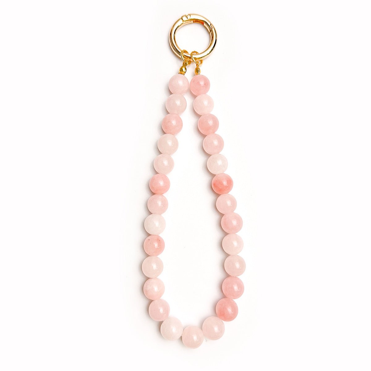 Natural Stone Beaded Keychain - DippedShop Wholesale - #4275