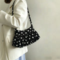 Color Block Star Print Ruffled Underarm Bag 6W10BBG1317