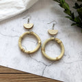 Rattan Beach Dangle Earrings - DippedShop Wholesale - #2163