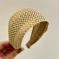 Straw Woven Beach Headband - DippedShop Wholesale - #3507