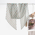 Simple Color Block Polka Dots Silk Scarf 6W6NSI216