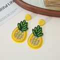 Handmade Beaded Pineapple Earrings - DippedShop Wholesale - #1507