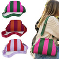Stylish Color Block Striped Shoulder Bag 6W10BBG1935