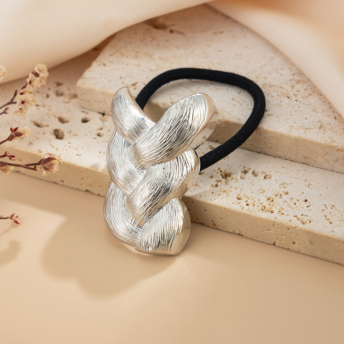 Chunky Braided Hair Tie - DippedShop Wholesale - #8147