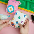 Cute Cartoon Flower Print Portable Jewelry Case 6W13HSJ103