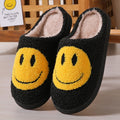 Cute Cartoon Smile Fuzzy Plush Winter Slippers 6W8FSP240