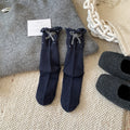 Polka Dot Bowknot Slouchy Socks - DippedShop Wholesale - #7491