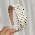Stylish Color Block Woven Wide Headband MK2SPM6W6HBD04