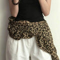 Trendy Leopard Print Dancing Belt Hip Sacrf 6W1SL20
