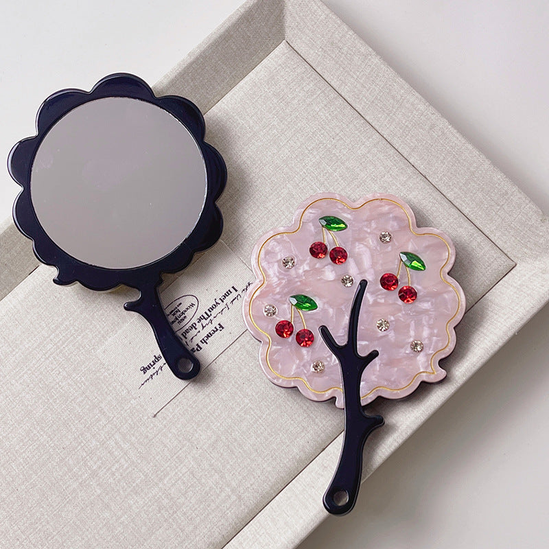 Tree-shaped Handle Handheld Mirror MK2BLM6C5MR65